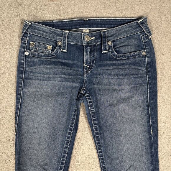True Religion Jeans Women’s Size 28 Basic Skinny Medium Wash - Picture 2 of 16